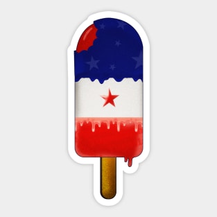 USA Ice Cream Sticker